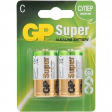 Батарейки GP Super Alkaline 14A C, 2 шт. ( 14A(LR14)-BC2 / 14A-CR2 )