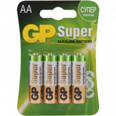 Батарейки GP 15A(LR6)-BC4 Super Alkaline LR6 AA 4шт