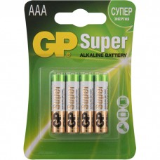 Батарейки GP 24A-2CR4 Super Alkaline LR03 AAA 4шт