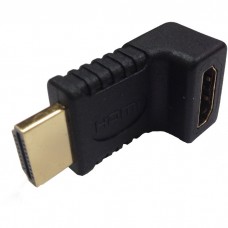 Адаптер HDMI (F) - HDMI (M) 90 град