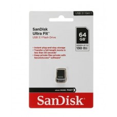 Флеш-диск 64Гб SanDisk Ultra Fit ( SDCZ430-064G-G46 ) USB 3.0 Черный