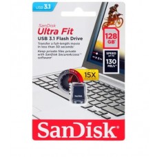 Флеш-диск 128Гб SanDisk Ultra Fit ( SDCZ430-0128G-G46 ) USB 3.0 Черный