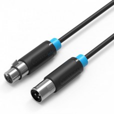 Кабель XLR(m) - XLR(f) 2.0м Vention (BBFBH)