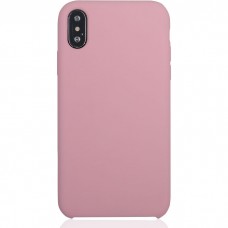 Чехол Brosco Softrubber, накладка для Apple iPhone Xs, розовый