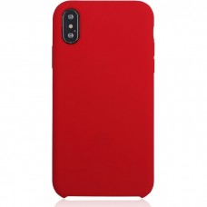 Чехол Brosco Softrubber, накладка для Apple iPhone Xs, красный
