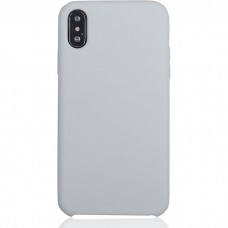 Чехол Brosco Softrubber, накладка для Apple iPhone Xs, белый