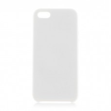 Чехол Brosco Softrubber, накладка для Apple iPhone 5\5S\SE, белый