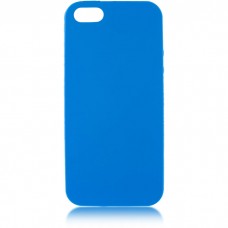 Чехол Brosco Colourful, накладка для Apple iPhone 5\5S\SE, синий