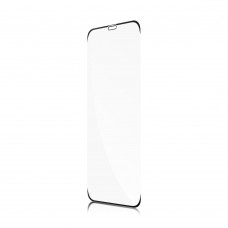 Защитное стекло Brosco для iPhone 11 3D, изогнутое по форме дисплея, прозрачная рамка