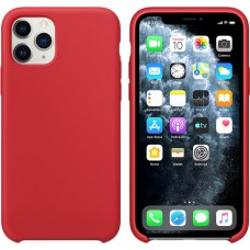 Чехол Brosco Softrubber для iPhone 11 Pro красный