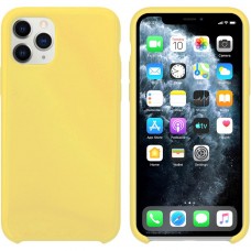 Чехол Brosco Softrubber для iPhone 11 Pro Max желтый