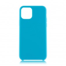 Чехол Brosco Softrubber для iPhone 11 Pro голубой