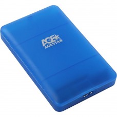 Корпус для HDD 2.5" SATA-USB3.0 AgeStar 3UBCP3 Blue