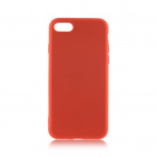 Чехол Brosco Softrubber\Soft-touch для Apple iPhone 7\8\SE (2020) красный