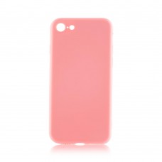 Чехол Brosco Softrubber\Soft-touch для Apple iPhone 7\8\SE (2020) розовый