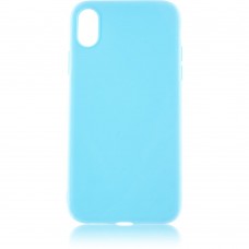 Чехол Brosco Colourful для Apple iPhone Xr голубой