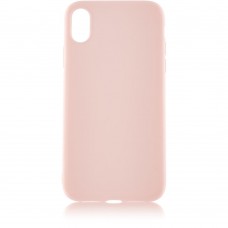Чехол Brosco Colourful для Apple iPhone Xr светло-розовый