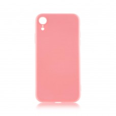 Чехол Brosco Softrubber\Soft-touch для Apple iPhone Xr розовый