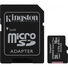 Флеш-карта 64Гб Kingston Canvas Select Plus SDXC Class 10 UHS-I ( SDCS2/64GB ) SD адаптер