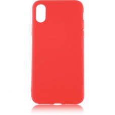 Чехол Brosco Colourful, накладка для Apple iPhone Xs, красный