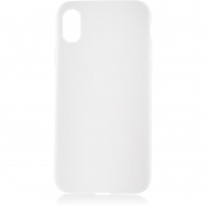 Чехол Brosco Colourful, накладка для Apple iPhone Xs, белый
