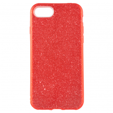 Чехол Brosco Shine для Apple iPhone 7\8\SE (2020) красный