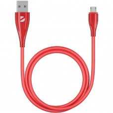 Кабель USB-MicroUSB 1m Deppa 72287 красный ceramic