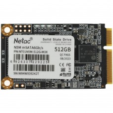 Накопитель SSD mSATA 512Гб Netac N5M ( NT01N5M-512G-M3X )