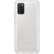 Чехол Samsung Soft Clear Cover для Samsung Galaxy A02s SM-A025F, прозрачный