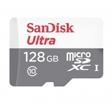 Флеш-карта microSDXC 128Гб Sandisk Ultra, Class 10/UHS-1 ( SDSQUNR-128G-GN6MN )