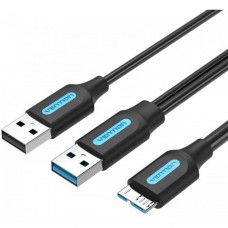 Кабель USB2.0 Am-microB 0.5м Vention CQPBD