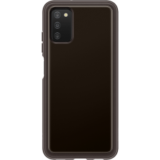 Чехол Samsung Soft Clear Cover для Galaxy A03s SM-A037, чёрный
