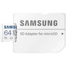 Флеш-карта microSDXC 64Гб Samsung Evo Plus , Class 10 UHS-I U1 ( MB-MC64KA ) адаптер SD