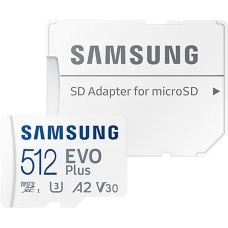 Флеш-карта microSDXC 512Гб Samsung Evo Plus , Class 10 UHS-I U3 ( MB-MC512KA ) адаптер SD