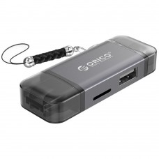Ридер карт памяти внешний ORICO 2CR61 USB2.0 Type C Серый