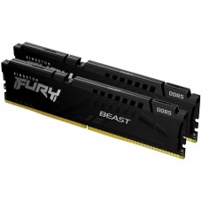 Модуль памяти DDR5 64Gb (2х32Gb) PC-44800 5600MHz Kingston ( KF556C40BBK2/64 )