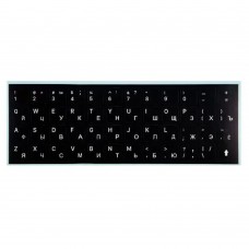 Наклейки на клавиатуру mObility черный (русская и английская раскладка)