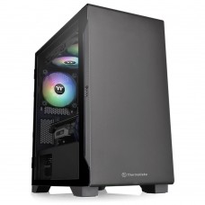 Корпус Thermaltake S100 Tempered Glass ( CA-1Q9-00S1WN-00 )  без БП Black