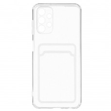 Чехол Zibelino Silicone Card Holder для Samsung Galaxy A53 5G прозрачный