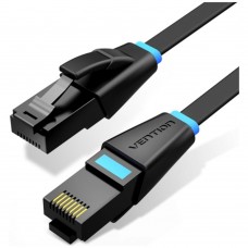 Патч-корд UTP 1.5м Vention ( IBJBG ) Black категория 6a плоский