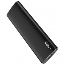 Внешний SSD 1Tb SSD Netac ( NT01ZSLIM-001T-32BK ) USB-C черный