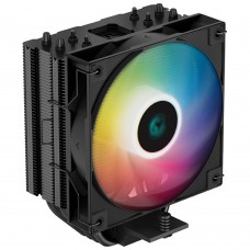 Устройство охлаждения(кулер) Deepcool 1155/1156/1150/1200/1700, AM4, AM5 220W ( AG400 BK ARGB )