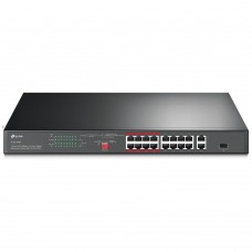 Коммутатор TP-Link TL-SL1218P 16 ports 10/100Mbps PoE+ + 1 ports 10/100/1000Mbps + 1 SFP/10/100/1000Mbps