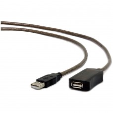 Кабель активный удлинитель USB 2.0 Filum (FL-C-U2-AM-AF-10M), 10 м., черный, разъемы: USB A male-USB A female
