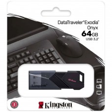 Флеш-диск USB 64Гб Kingston Data Traveler Exodia Onyx( DTXON/64GB ) USB 3.0 Черный