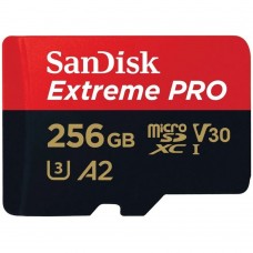 Флеш-карта microSDHC 256Гб Sandisk Extreme Pro, Class 10 UHS-1 U3 V30 ( SDSQXCD-256G-GN6MA )