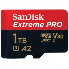 Флеш-карта microSDXC 1Tб Sandisk Extreme Pro, Class 10 UHS-1 U3 V30 ( SDSQXCD-1T00-GN6MA )