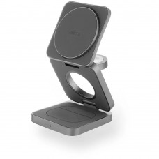 Беспроводная зарядная панель uBear Balance 3 в 1 Для IPhone, Apple Watch, Airpods, 25W Grey