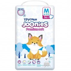 Joonies Трусики Premium Soft, M (6-11 кг.) (56 шт.)