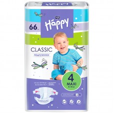 Bella Baby Happy Подгузники Maxi 4, 8-18 кг. (66 шт.)